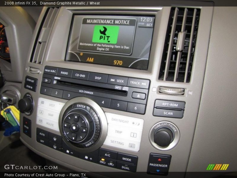 Diamond Graphite Metallic / Wheat 2008 Infiniti FX 35