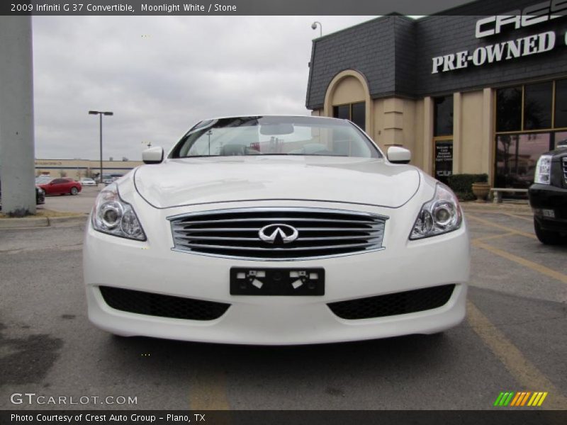 Moonlight White / Stone 2009 Infiniti G 37 Convertible