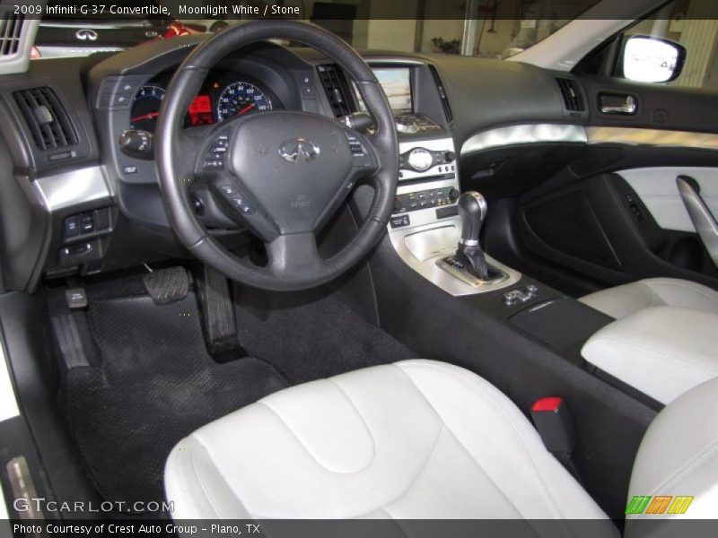 Stone Interior - 2009 G 37 Convertible 