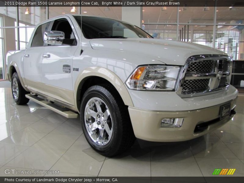 Front 3/4 View of 2011 Ram 1500 Laramie Longhorn Crew Cab