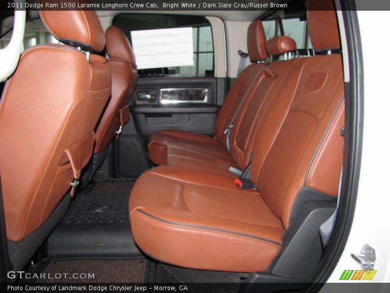  2011 Ram 1500 Laramie Longhorn Crew Cab Dark Slate Gray/Russet Brown Interior