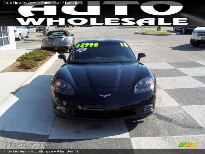 Black / Ebony Black 2010 Chevrolet Corvette Coupe