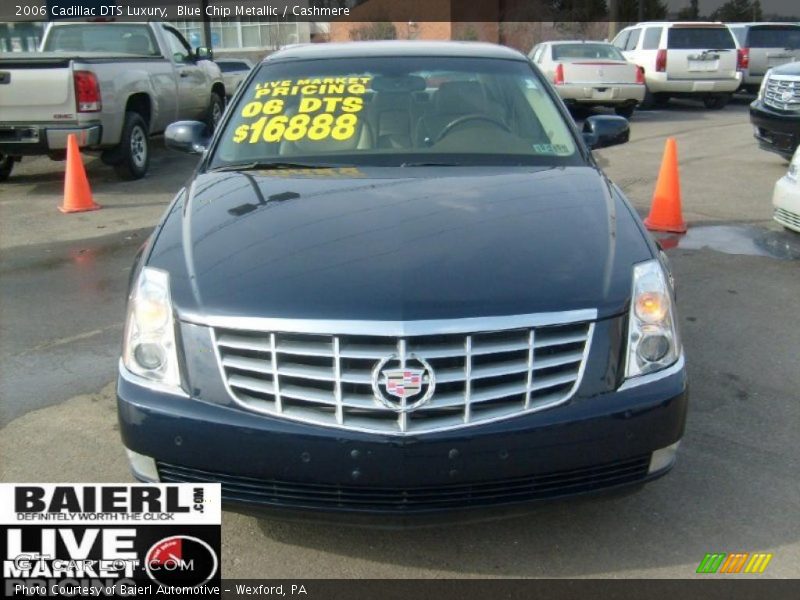 Blue Chip Metallic / Cashmere 2006 Cadillac DTS Luxury