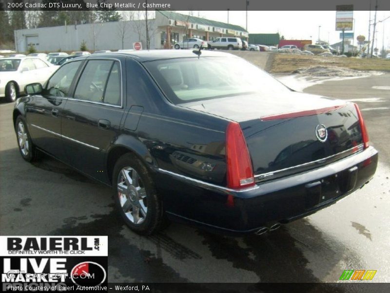 Blue Chip Metallic / Cashmere 2006 Cadillac DTS Luxury