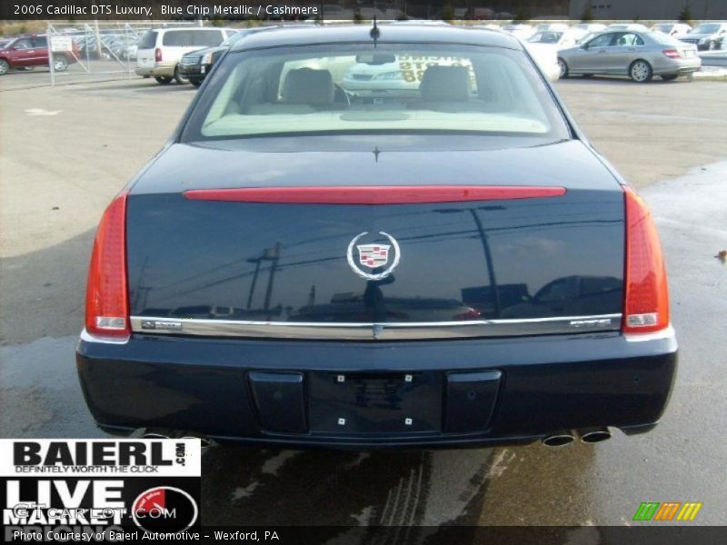 Blue Chip Metallic / Cashmere 2006 Cadillac DTS Luxury
