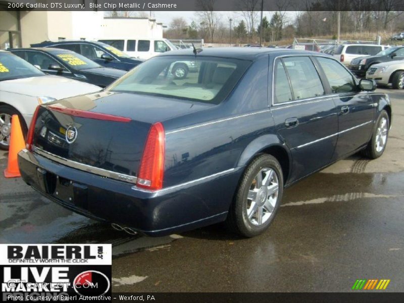 Blue Chip Metallic / Cashmere 2006 Cadillac DTS Luxury