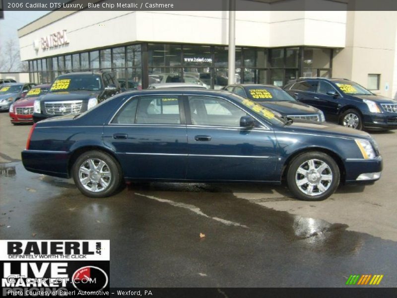 Blue Chip Metallic / Cashmere 2006 Cadillac DTS Luxury