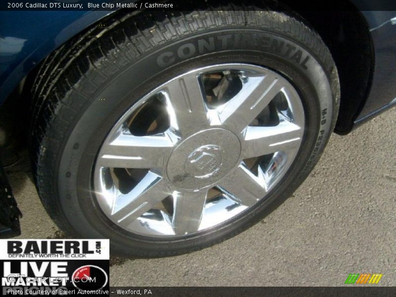 Blue Chip Metallic / Cashmere 2006 Cadillac DTS Luxury