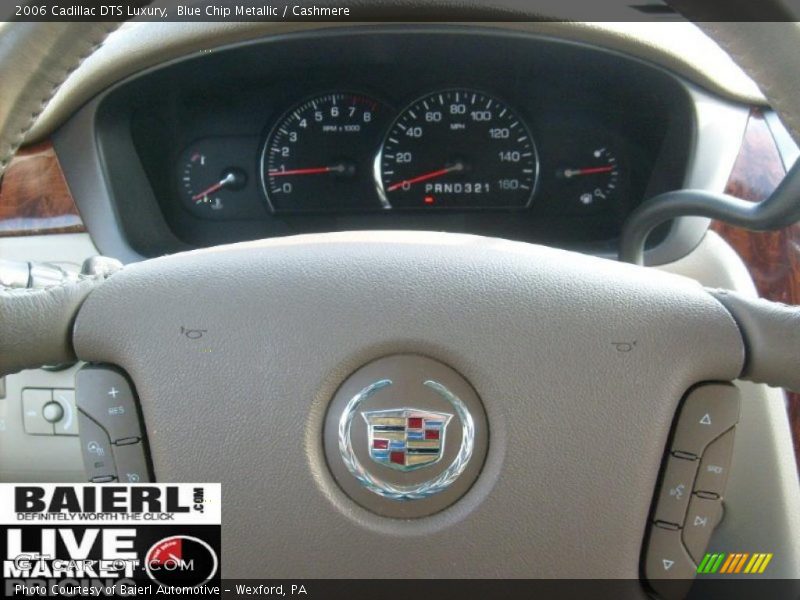 Blue Chip Metallic / Cashmere 2006 Cadillac DTS Luxury