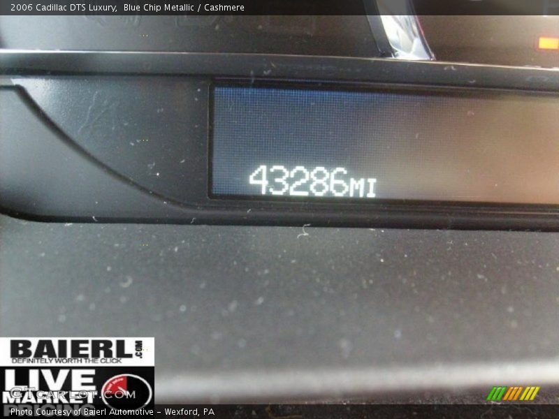 Blue Chip Metallic / Cashmere 2006 Cadillac DTS Luxury