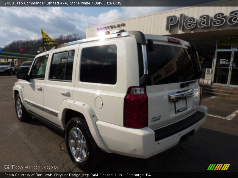 Stone White / Dark Slate Gray 2008 Jeep Commander Limited 4x4