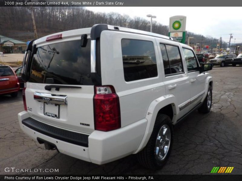 Stone White / Dark Slate Gray 2008 Jeep Commander Limited 4x4