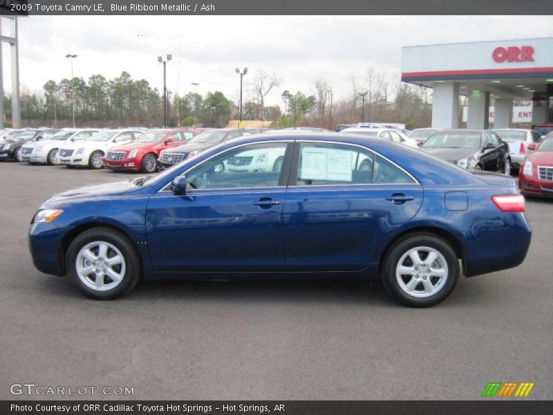 Blue Ribbon Metallic / Ash 2009 Toyota Camry LE