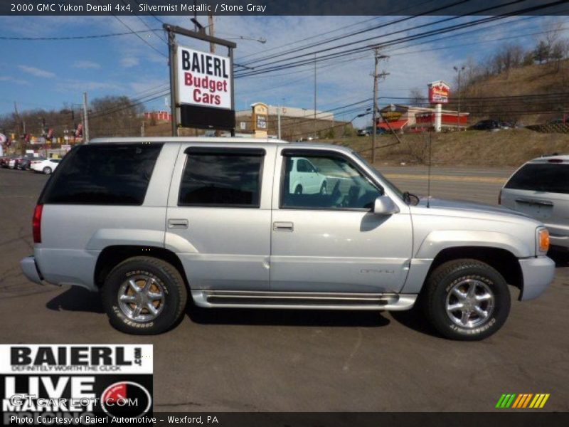 Silvermist Metallic / Stone Gray 2000 GMC Yukon Denali 4x4