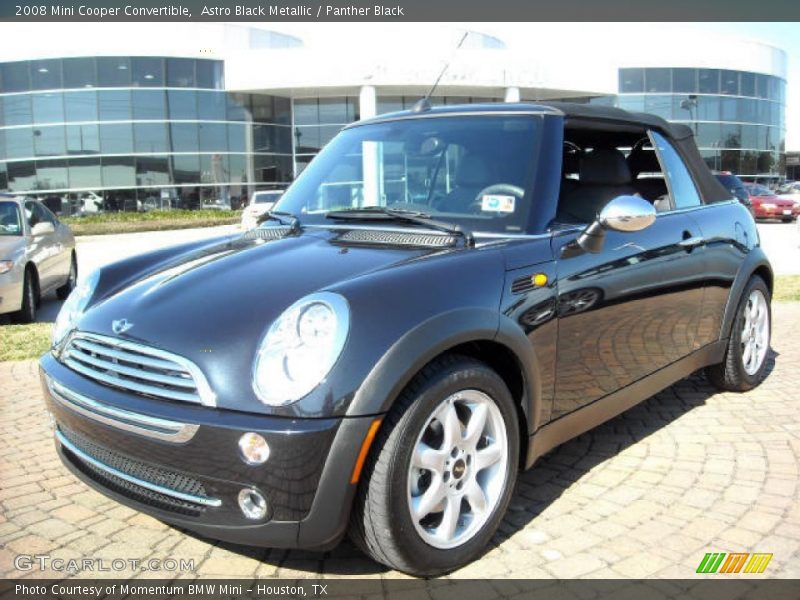 Astro Black Metallic / Panther Black 2008 Mini Cooper Convertible