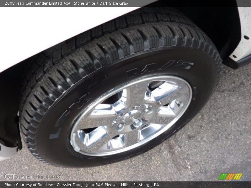 Stone White / Dark Slate Gray 2008 Jeep Commander Limited 4x4