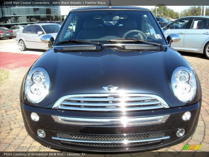 Astro Black Metallic / Panther Black 2008 Mini Cooper Convertible