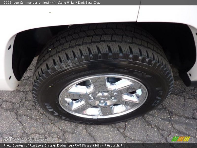 Stone White / Dark Slate Gray 2008 Jeep Commander Limited 4x4
