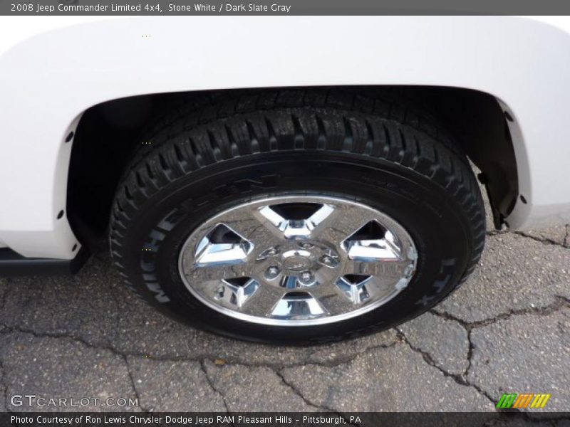 Stone White / Dark Slate Gray 2008 Jeep Commander Limited 4x4