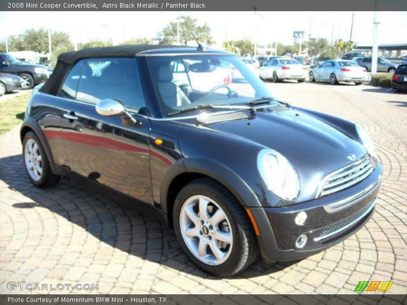 Astro Black Metallic / Panther Black 2008 Mini Cooper Convertible