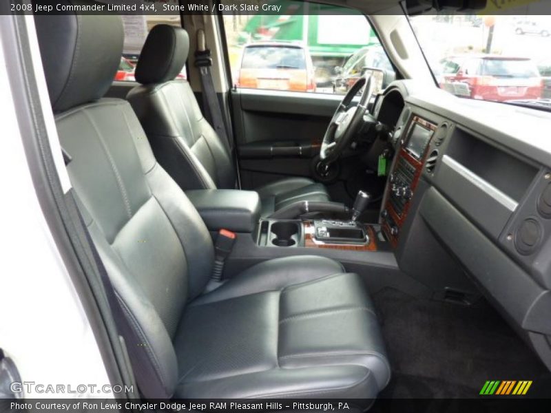 Stone White / Dark Slate Gray 2008 Jeep Commander Limited 4x4