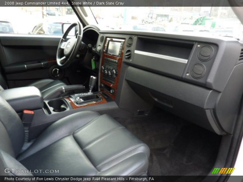 Stone White / Dark Slate Gray 2008 Jeep Commander Limited 4x4