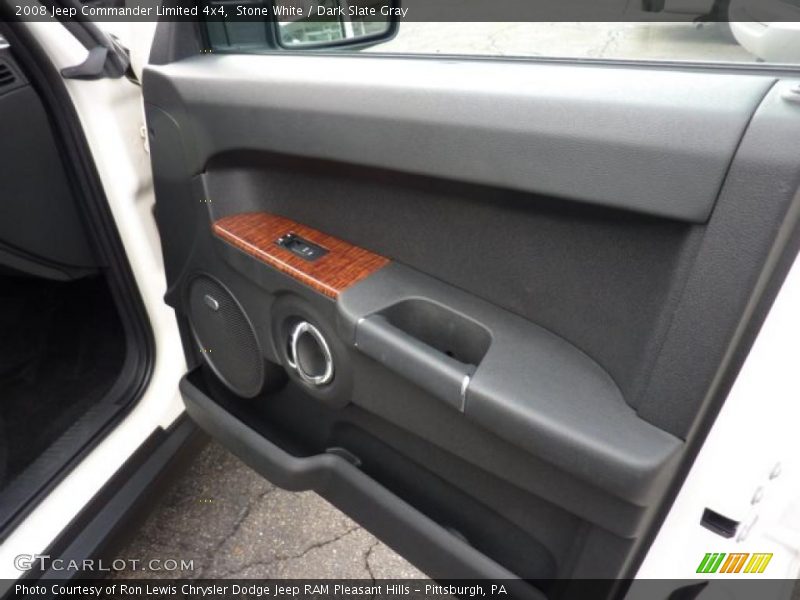 Stone White / Dark Slate Gray 2008 Jeep Commander Limited 4x4