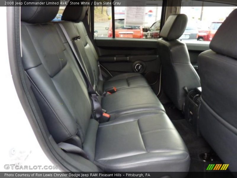 Stone White / Dark Slate Gray 2008 Jeep Commander Limited 4x4