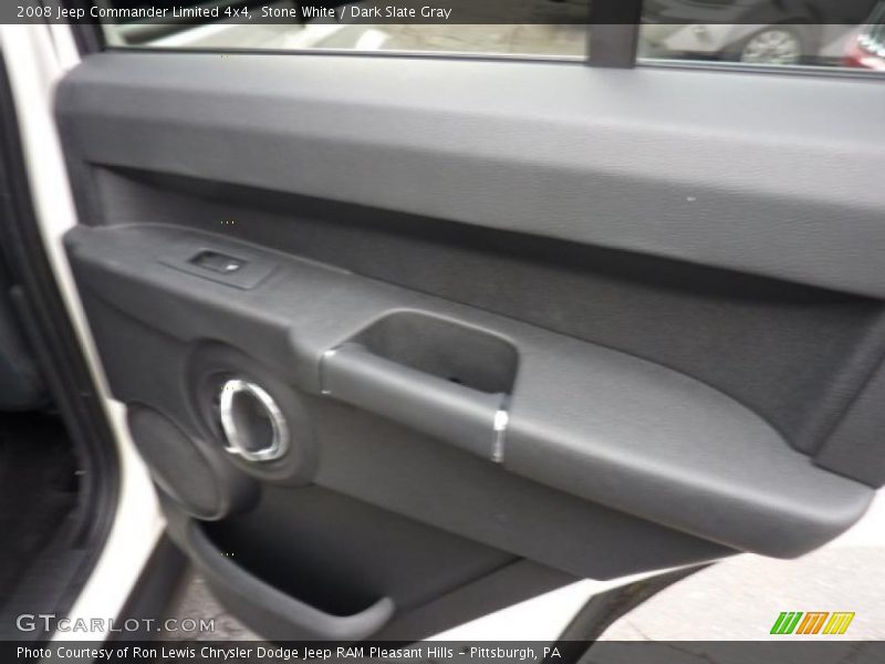 Stone White / Dark Slate Gray 2008 Jeep Commander Limited 4x4