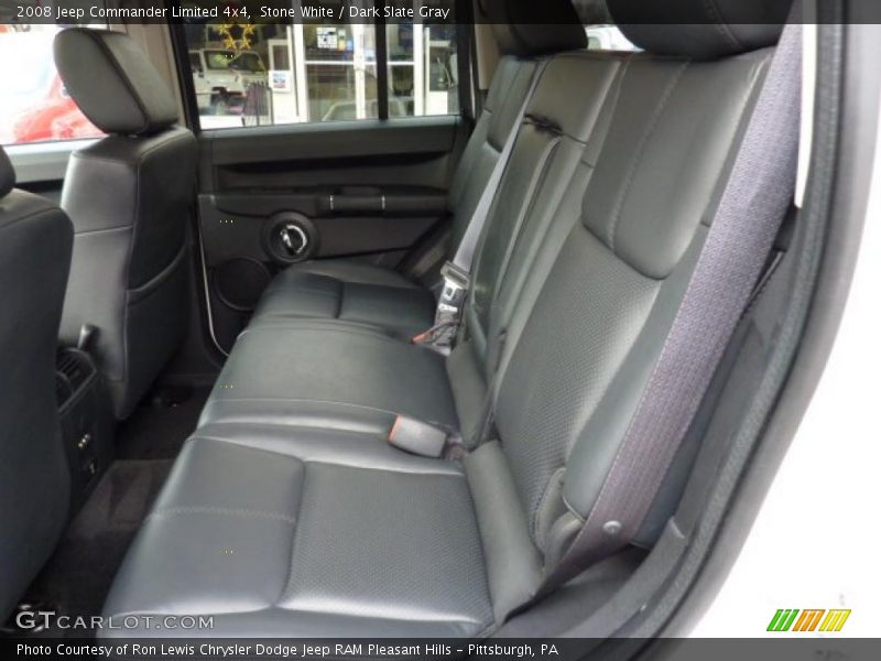 Stone White / Dark Slate Gray 2008 Jeep Commander Limited 4x4