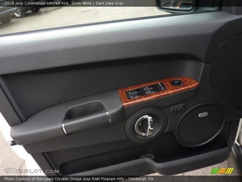 Stone White / Dark Slate Gray 2008 Jeep Commander Limited 4x4