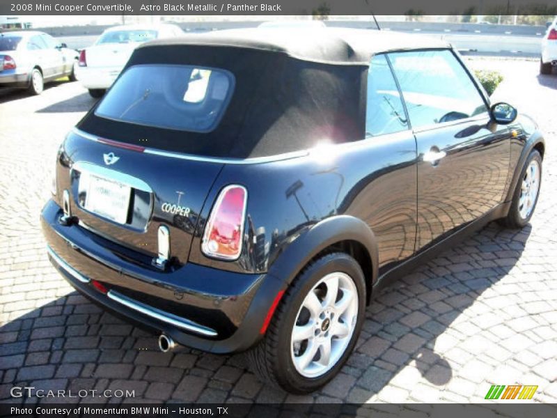 Astro Black Metallic / Panther Black 2008 Mini Cooper Convertible