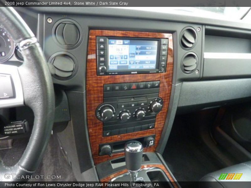 Stone White / Dark Slate Gray 2008 Jeep Commander Limited 4x4