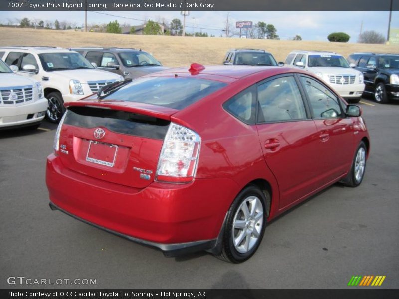 Barcelona Red Metallic / Dark Gray 2007 Toyota Prius Hybrid Touring
