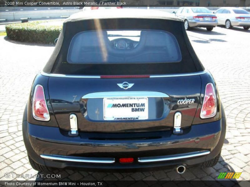 Astro Black Metallic / Panther Black 2008 Mini Cooper Convertible