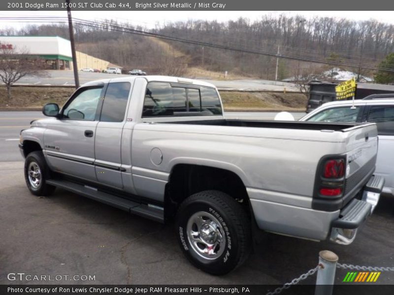 Bright Silver Metallic / Mist Gray 2001 Dodge Ram 1500 SLT Club Cab 4x4