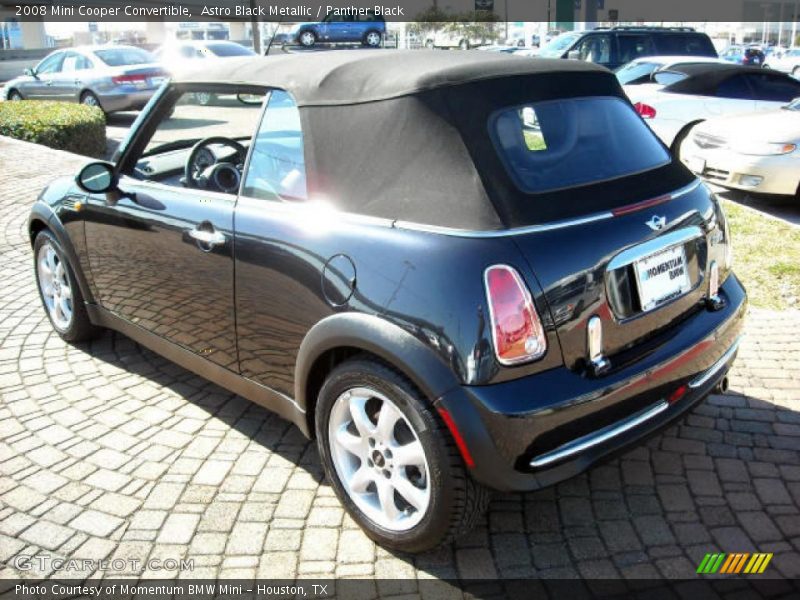 Astro Black Metallic / Panther Black 2008 Mini Cooper Convertible