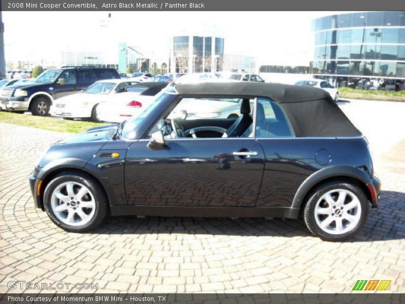Astro Black Metallic / Panther Black 2008 Mini Cooper Convertible