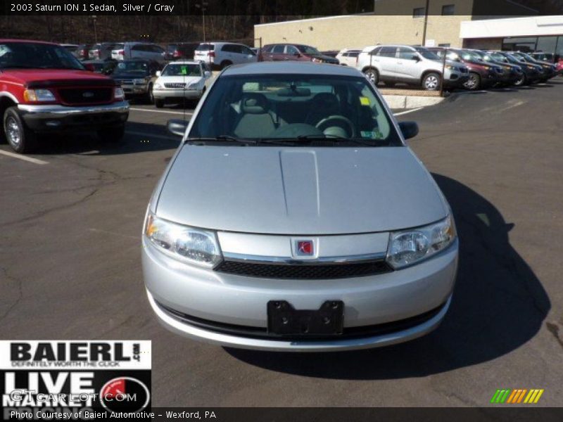 Silver / Gray 2003 Saturn ION 1 Sedan