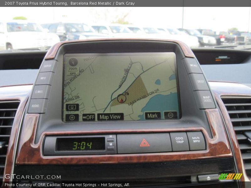 Barcelona Red Metallic / Dark Gray 2007 Toyota Prius Hybrid Touring