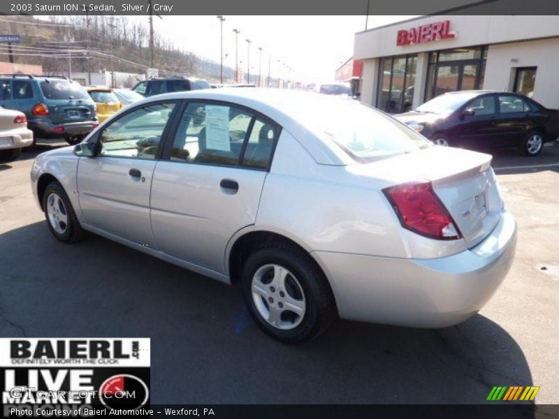Silver / Gray 2003 Saturn ION 1 Sedan