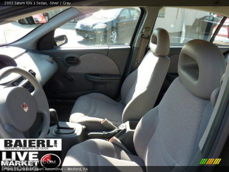 Silver / Gray 2003 Saturn ION 1 Sedan