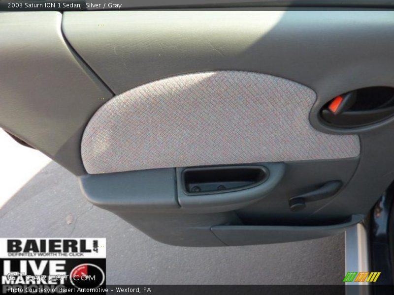 Silver / Gray 2003 Saturn ION 1 Sedan