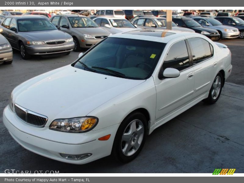 Aspen White / Beige 2000 Infiniti I 30