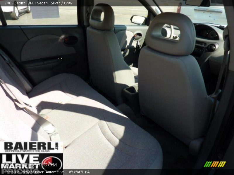 Silver / Gray 2003 Saturn ION 1 Sedan