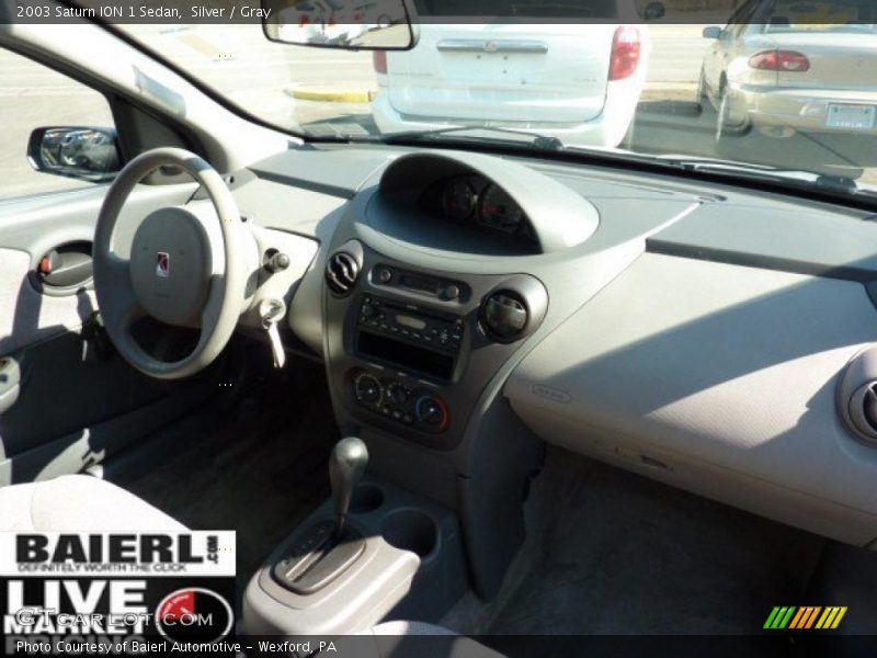 Silver / Gray 2003 Saturn ION 1 Sedan