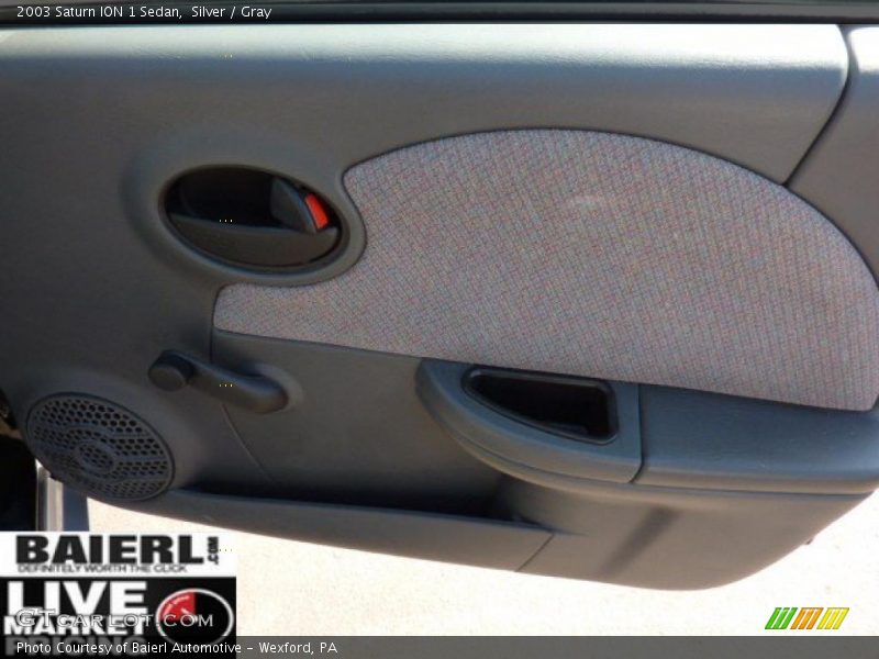 Silver / Gray 2003 Saturn ION 1 Sedan
