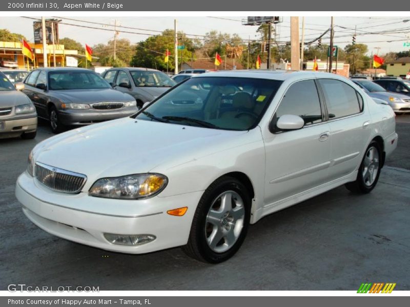 Aspen White / Beige 2000 Infiniti I 30