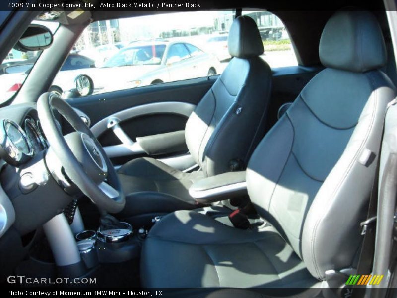 Astro Black Metallic / Panther Black 2008 Mini Cooper Convertible