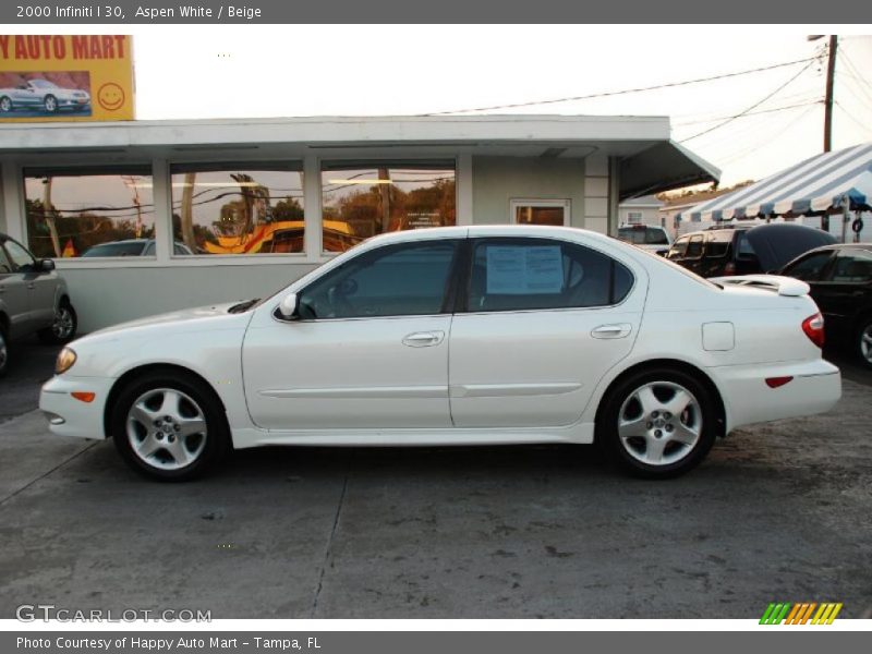 Aspen White / Beige 2000 Infiniti I 30